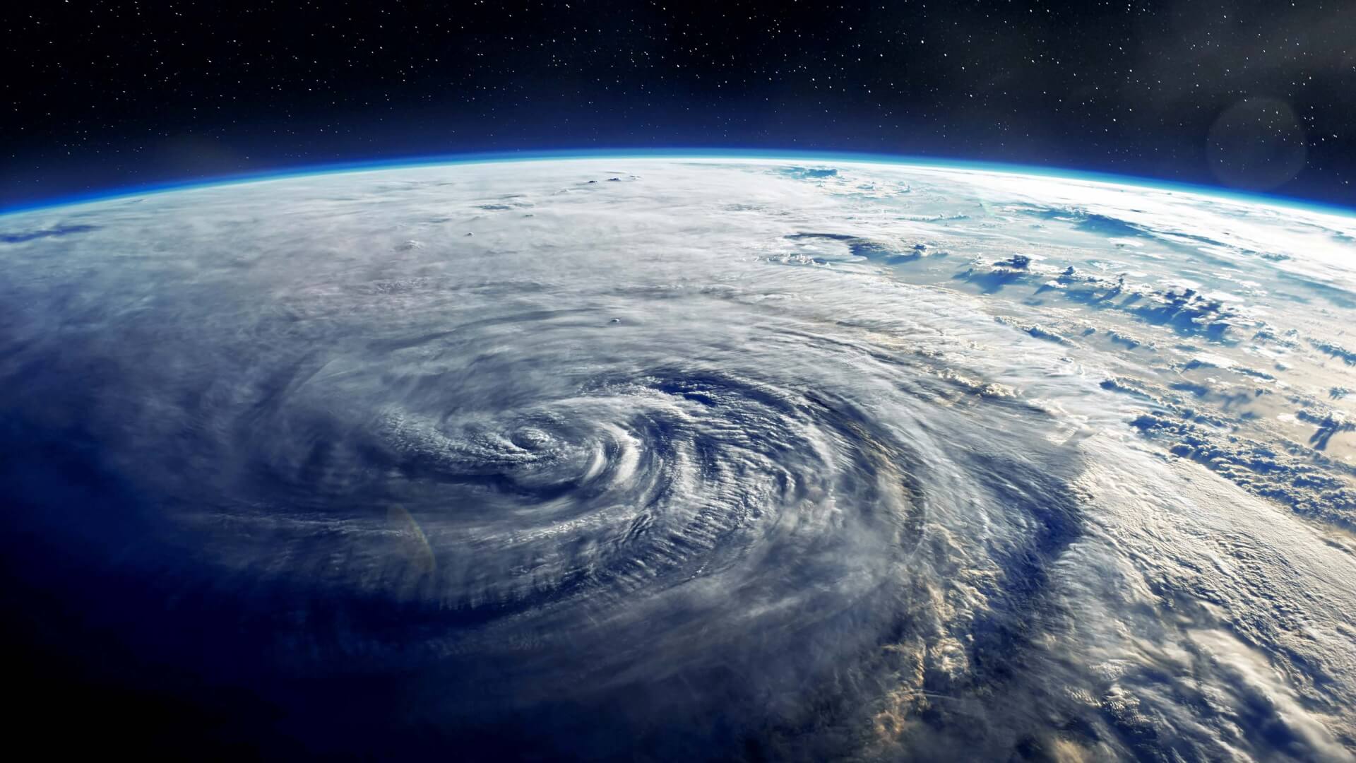 Hurricane Satellite View