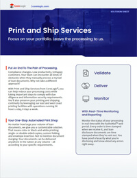 Print and Ship Services