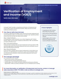 Verification of Employment and Income