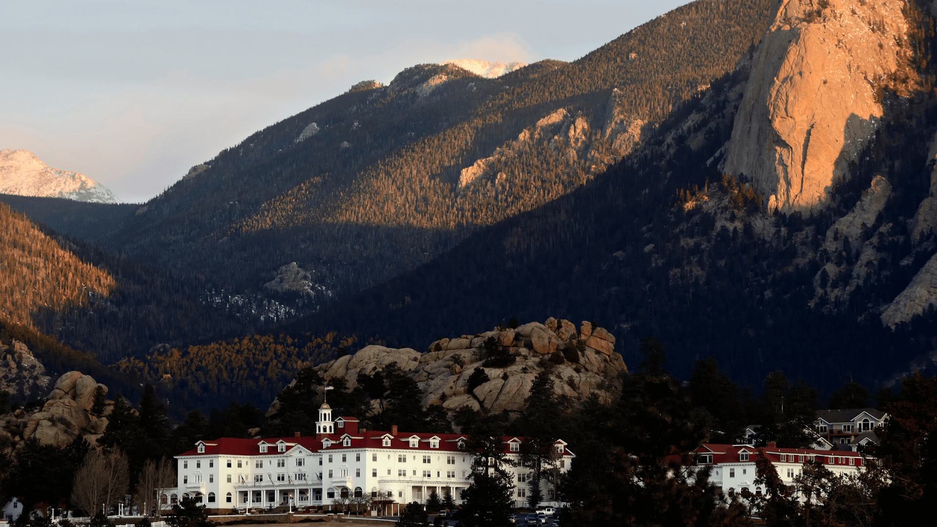 The Stanley Hotel in Colorado, which inspired Stephen King's novel "The Shining"